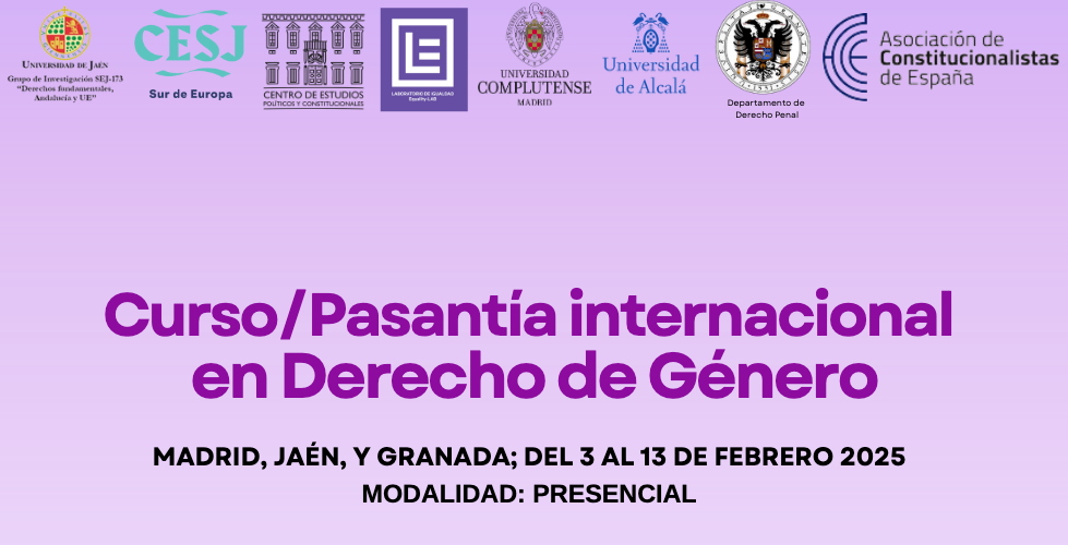 Curso/Pasantía internacional en Derecho de Género