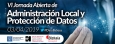IX Jornada abierta de administración local y protección de datos