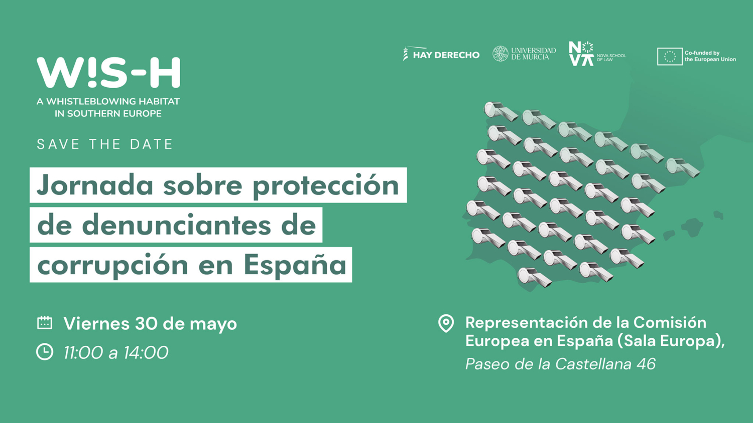 Jornada sobre protección de denunciantes de corrupción en España a la luz de la directiva 2019/1937
